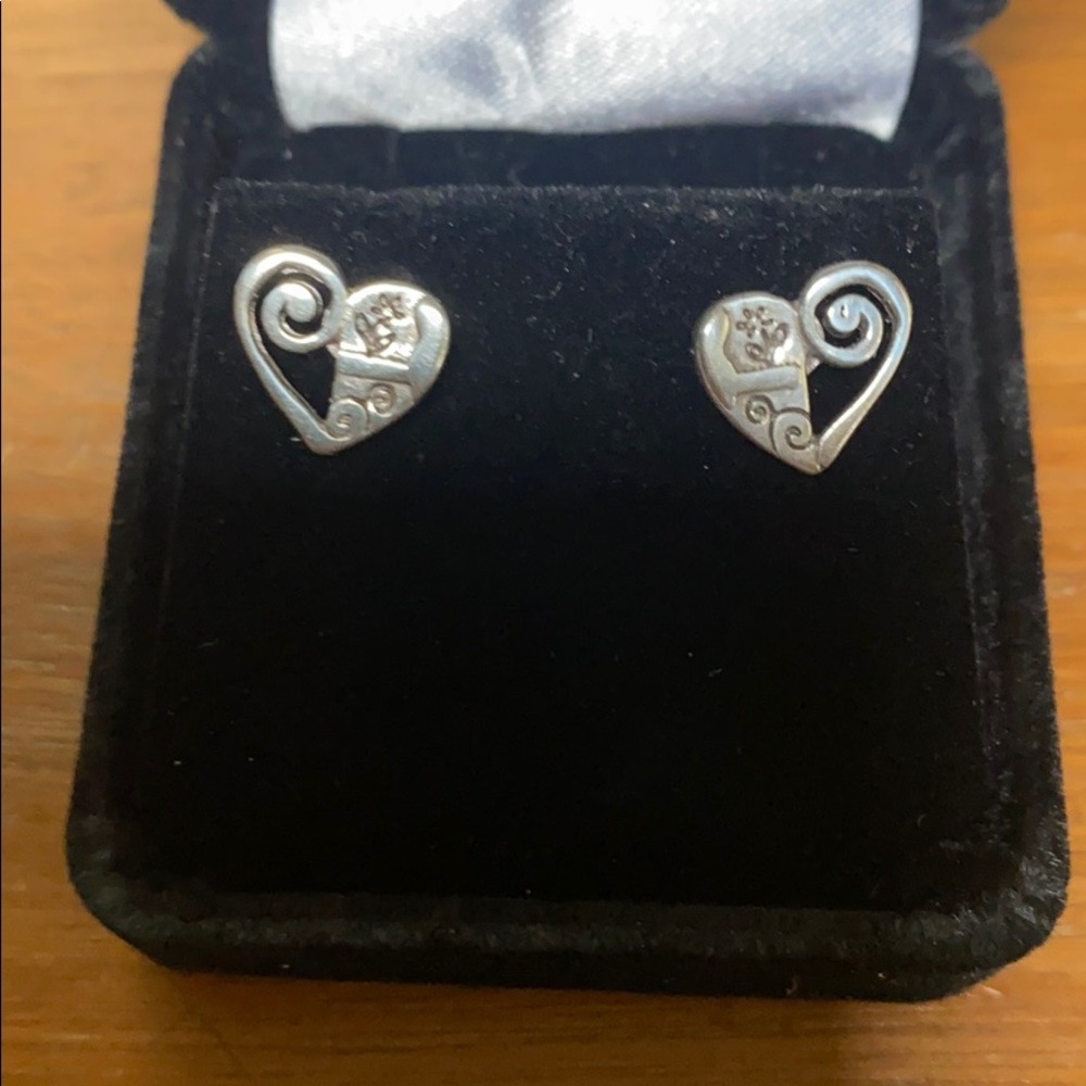 Silver Brighton Post Earrings - image 3